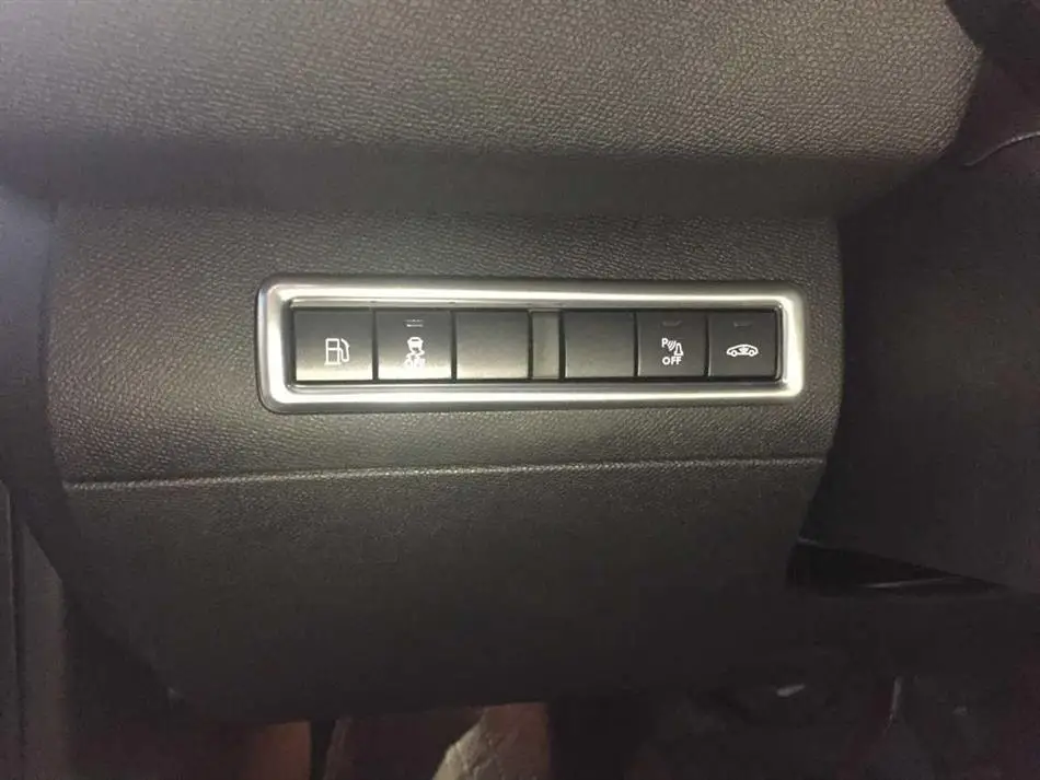 Car Styling Chrome ABS Fog Light Fog Lamp Switch Key Frame Cover