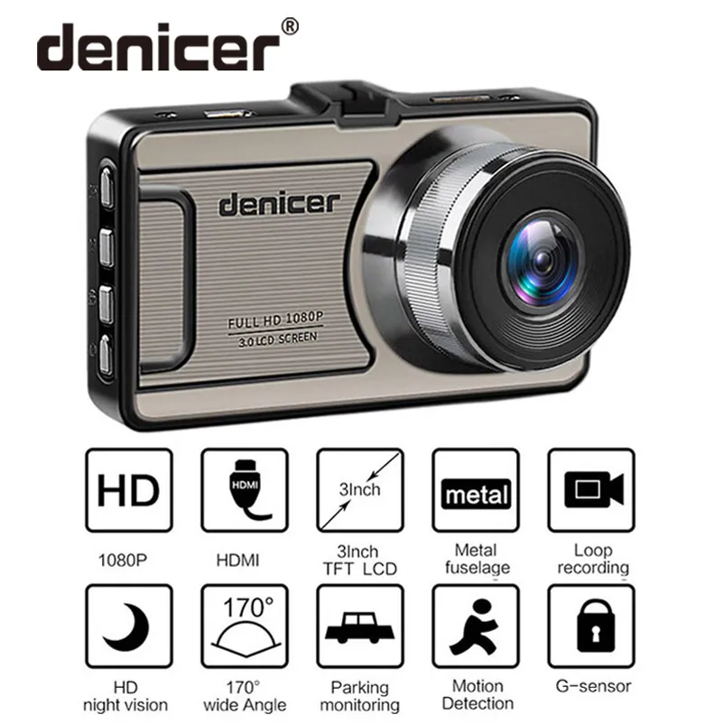 Navotek 96655 Dash камера Full HD 1080P Автомобильный видеорегистратор Автомобильная 170