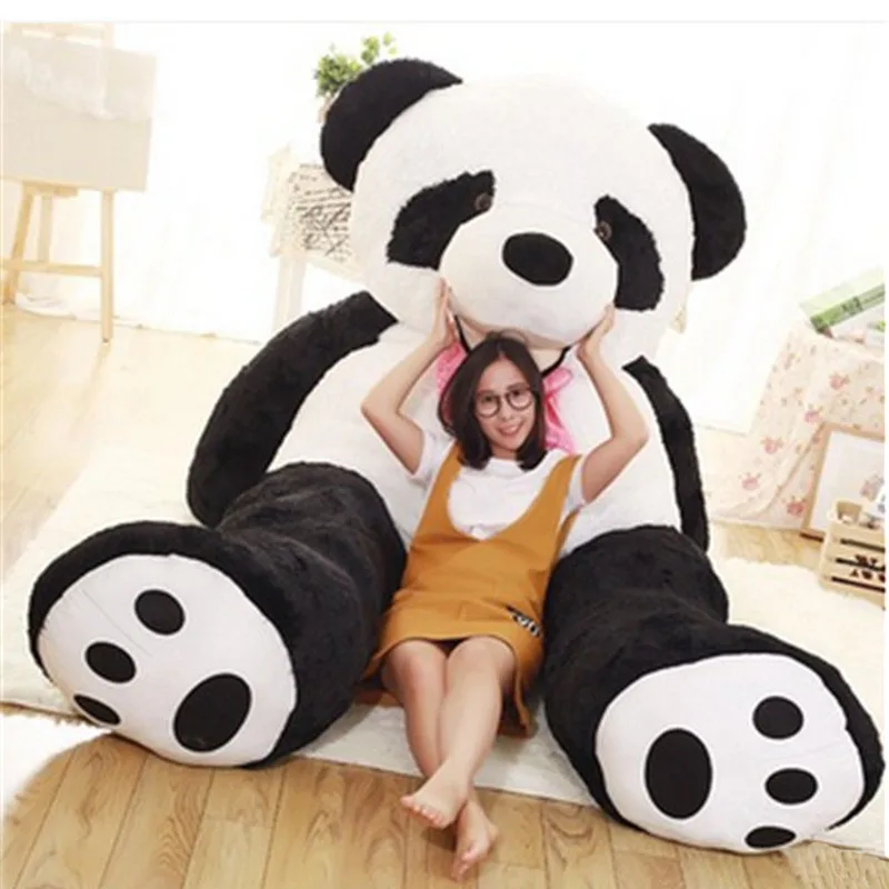 

Fancytrader Giant America Plush Bear Stuffed Soft Big Huge Panda Bear Toy 3 Sizes Best Birthday Christmas Gifts