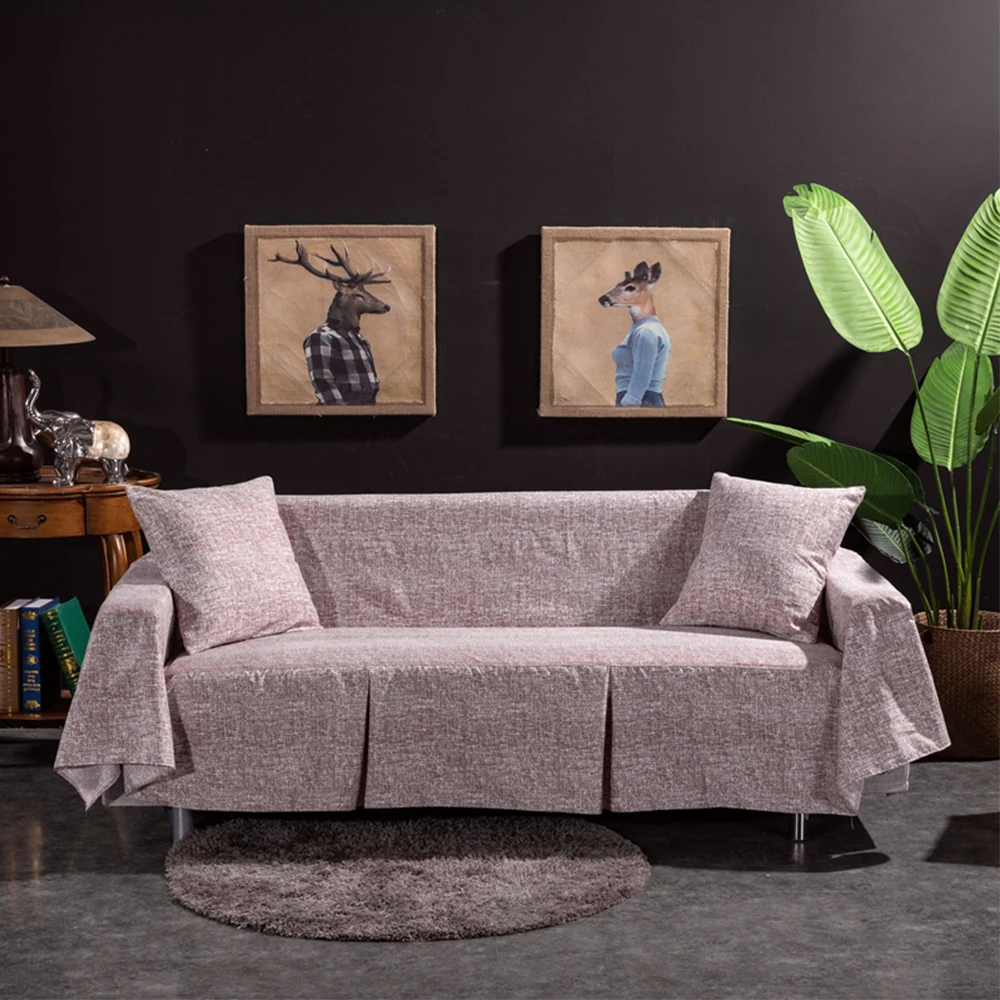 Sofa Cover Towel Removable Washable Full Soft Fabric Simple Sofa Cover Towel Removable Washable