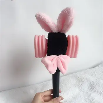 

Kpop Blackpink Light Stick Plush Head Cover Jennie Lisa Cute Lightstick Headband Blink Gift