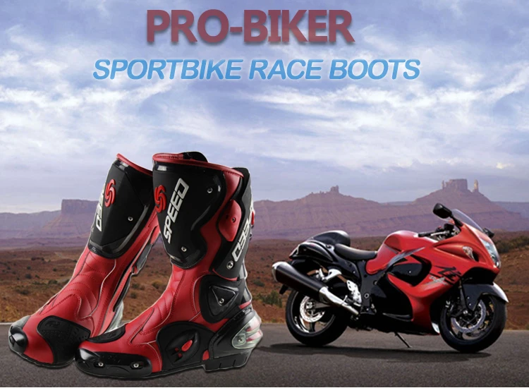 Высокое качество, обувь для мотогонок, ботинки, vyhodnoy-PRO-BIKER B1001