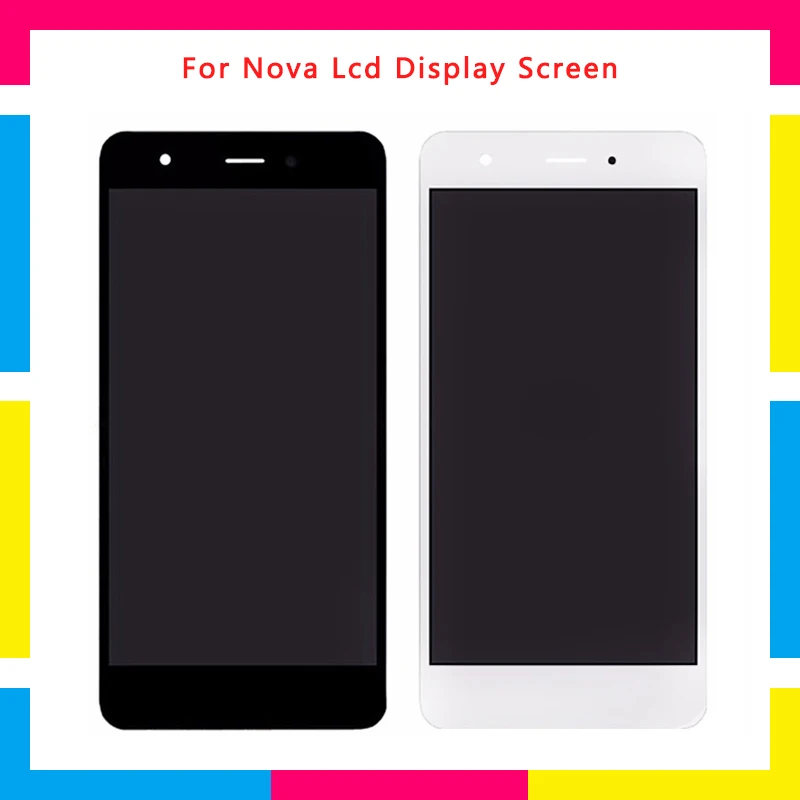 

LCD Display Screen With Touch Screen Digitizer Assembly For Huawei Nova Black White Gold Replacement + Tracking Code