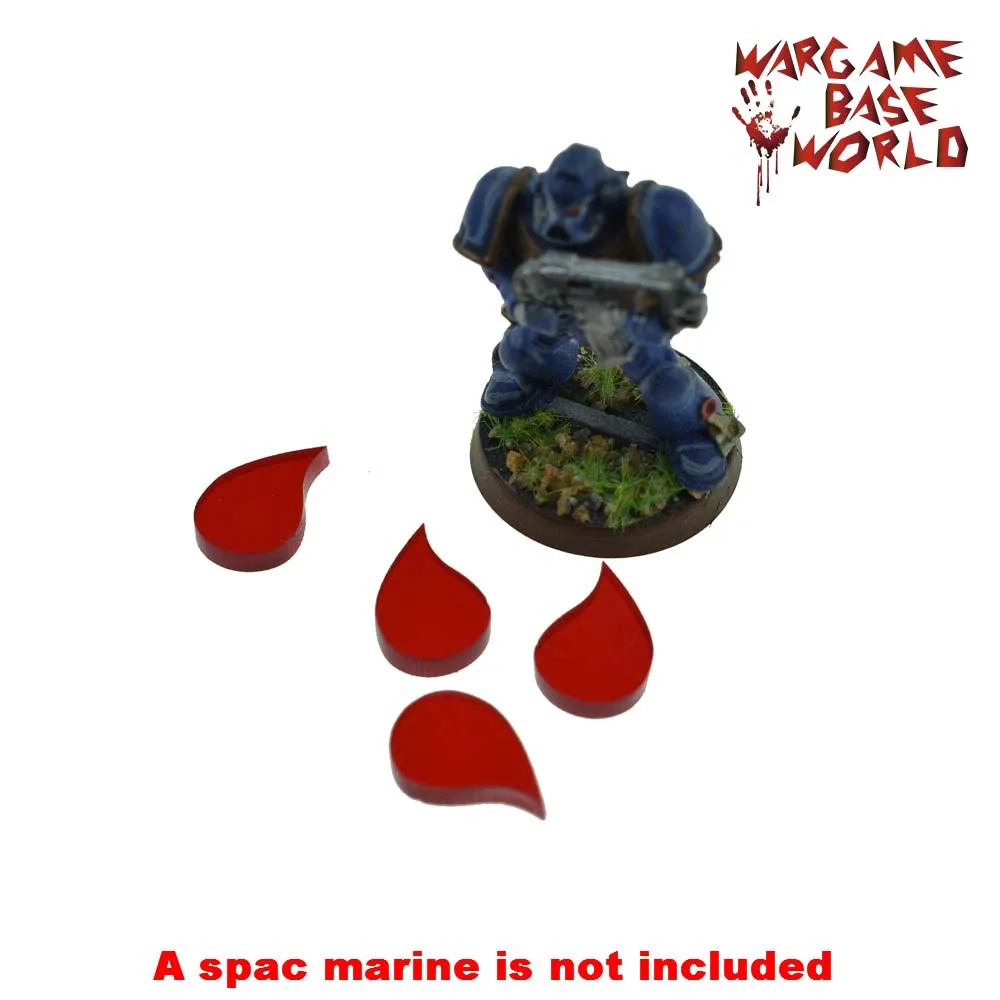 Wargame Base World маркеры ранения капли крови|markers marker|blood dropblood b |