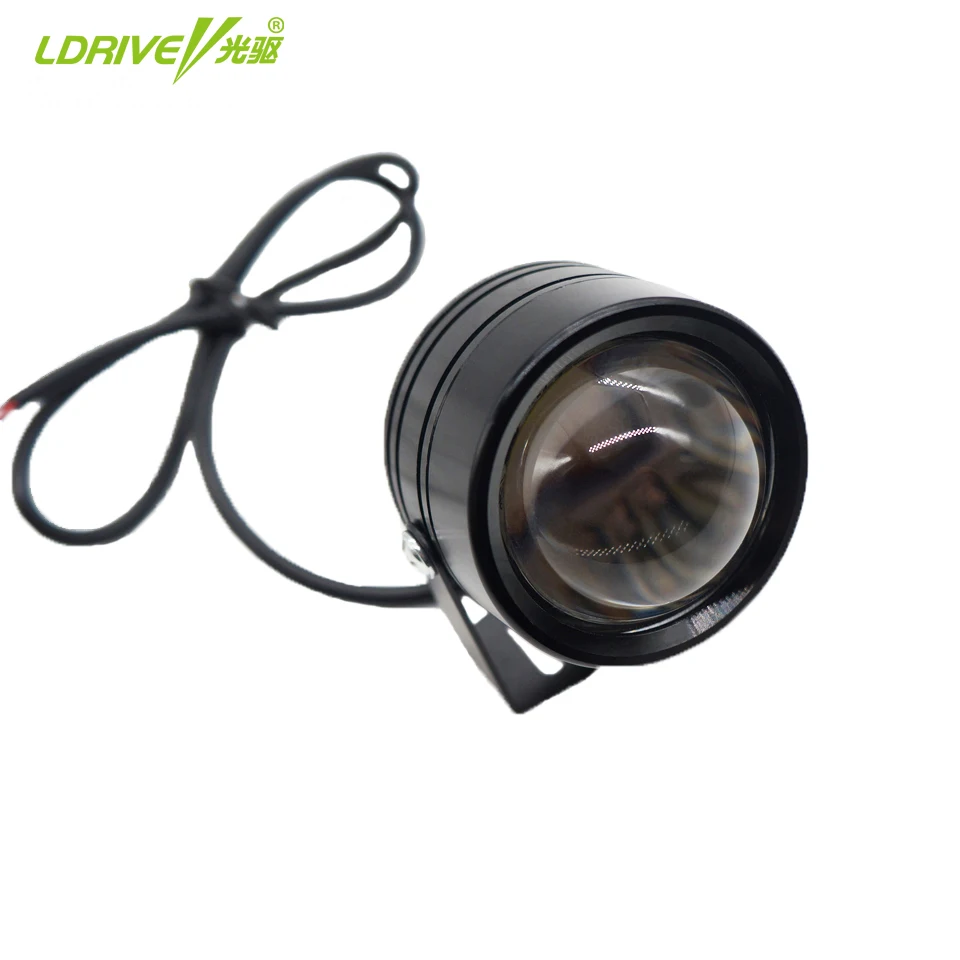 1Pcs Car Motorcycle LED Fog Light 5W 1000LM Daytime Running Light IP67 DC12V Car Motorcycle Strobe