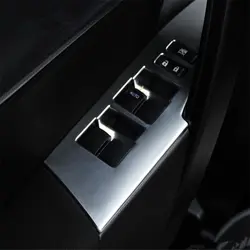 Welkinry Авто Крышка для Toyota венчик Альтис E170 2013 2014 2015 2016 2017 ABS Хромированная для дверей окон подъемник для кнопки переключателя