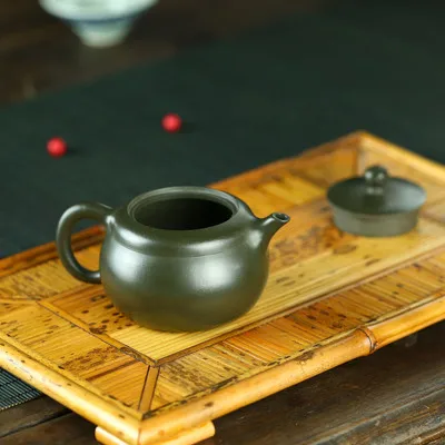150 мл Исин ZiSha чайник ручной работы высокое качество сырой руды лазурный грязевой тыквенный горшок чайный набор кунг-фу домашний заварник