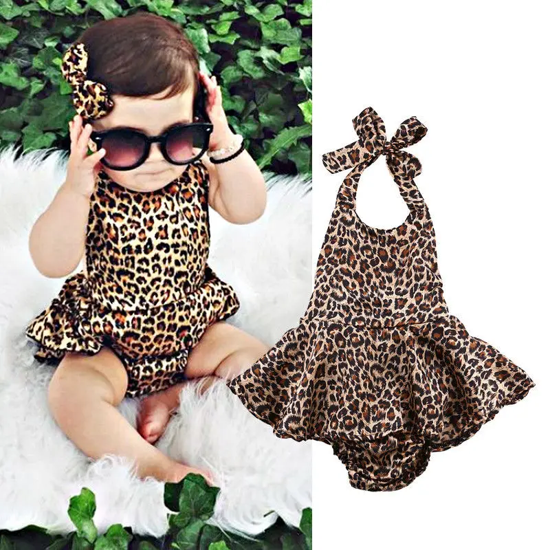 

Newborn Toddler Baby Girl Polyester Sleeveless Dress Body Romper Jumpsuit Princesses Outfits One-pieces US