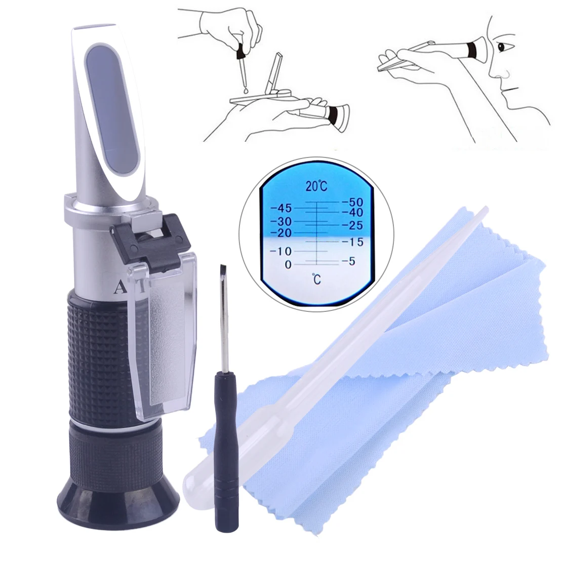 beler Car Glycol Antifreeze Freezing Point Test Instrument Electrolyte