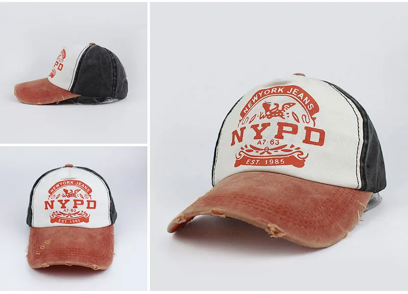 Бейсбольная кепка NYPD, хит 1985, вареная хлопковая Регулируемая Кепка в стиле хип-хоп, женская и Мужская бейсболка NYPD, бейсболка, бейсболка Gorro Dad Snapback, Кепка