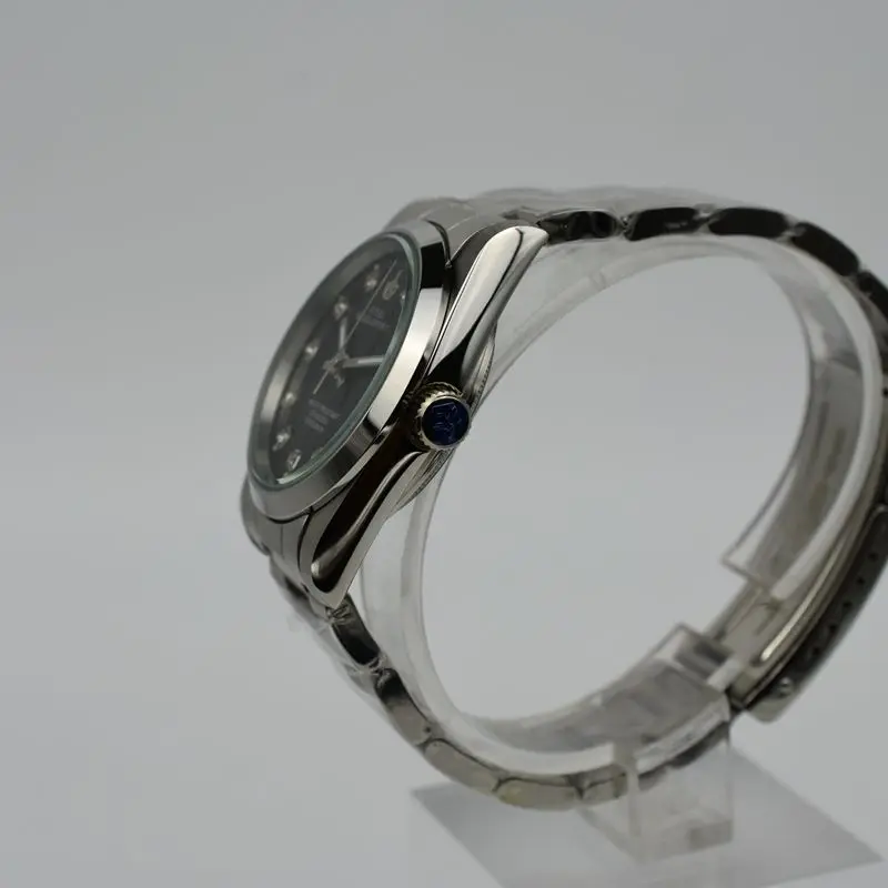 Стальные Роскошные часы от бренда BAGELSPORT, высококачественные водонепроницаемые автоматические механические мужские часы, полностью стальные часы, стразы