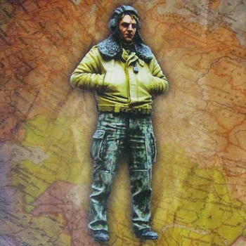 

1:35 Resin Soldier-man Model Modern Military Russian Tank Soldiers 396