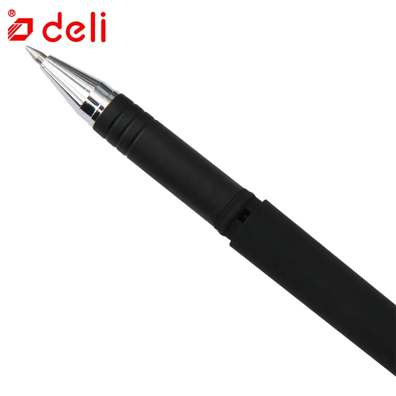Deli 1 шт 0,5 мм гелевые ручки для студентов нейтральные черные чернила для Ручки гелевые ручки лучшие канцелярские принадлежности Школьные и офисные принадлежности одна штука