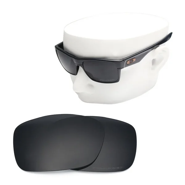Black Dark Grey OOWLIT Анти-Царапины Сменные линзы для-солнцезащитные очки Oakley TwoFace OO9189 травления поляризованных солнцезащитных очков - Цвет линз: Black Dark Grey