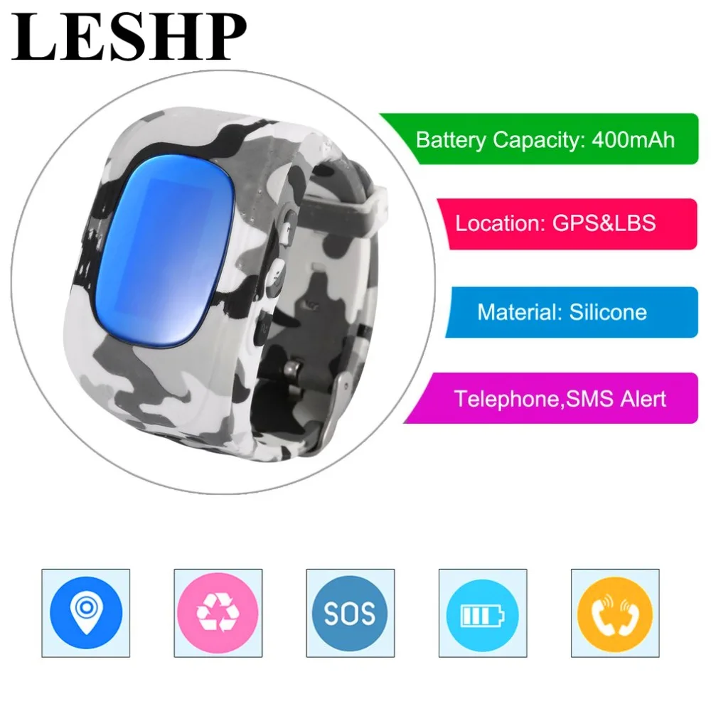

Anti Lost Q50 Child GPS Tracker SOS Smart Monitoring Positioning Phone Kids GPS Watch Compatible For IOS Android OLED LCD screen