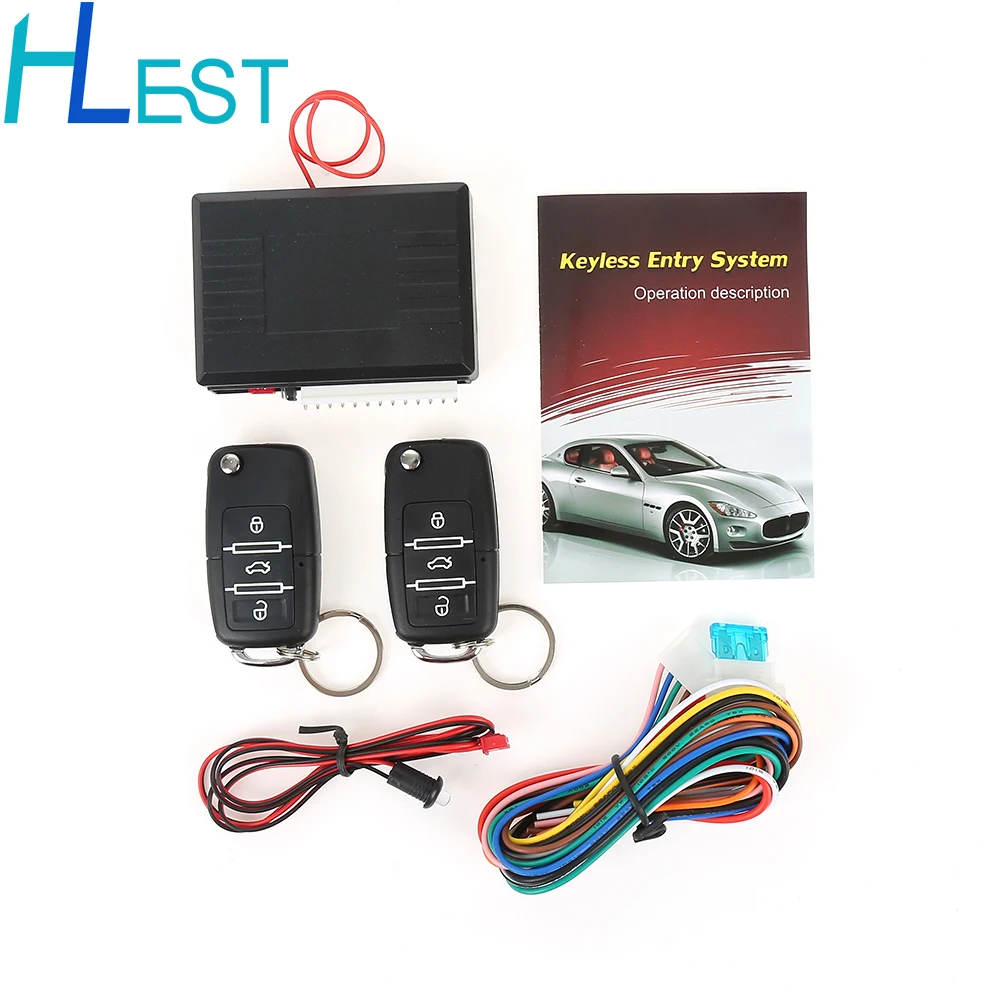 

Car Alarm Systems remote control central locking Universal Kit Keyless Entry System