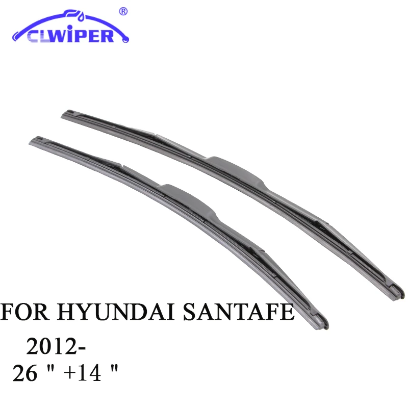 CLWIPER Wiper Blades For HYUNDAI SANTA FE (2012 ) 2013 2014 2015 2016