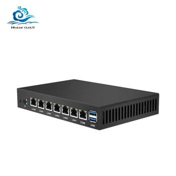 

HLY Mini PC Celeron 1037U 6*Gigabit Ethernet LAN Mini Computer Celeron 1007U Windows Pfsense Firewall Industrial pc