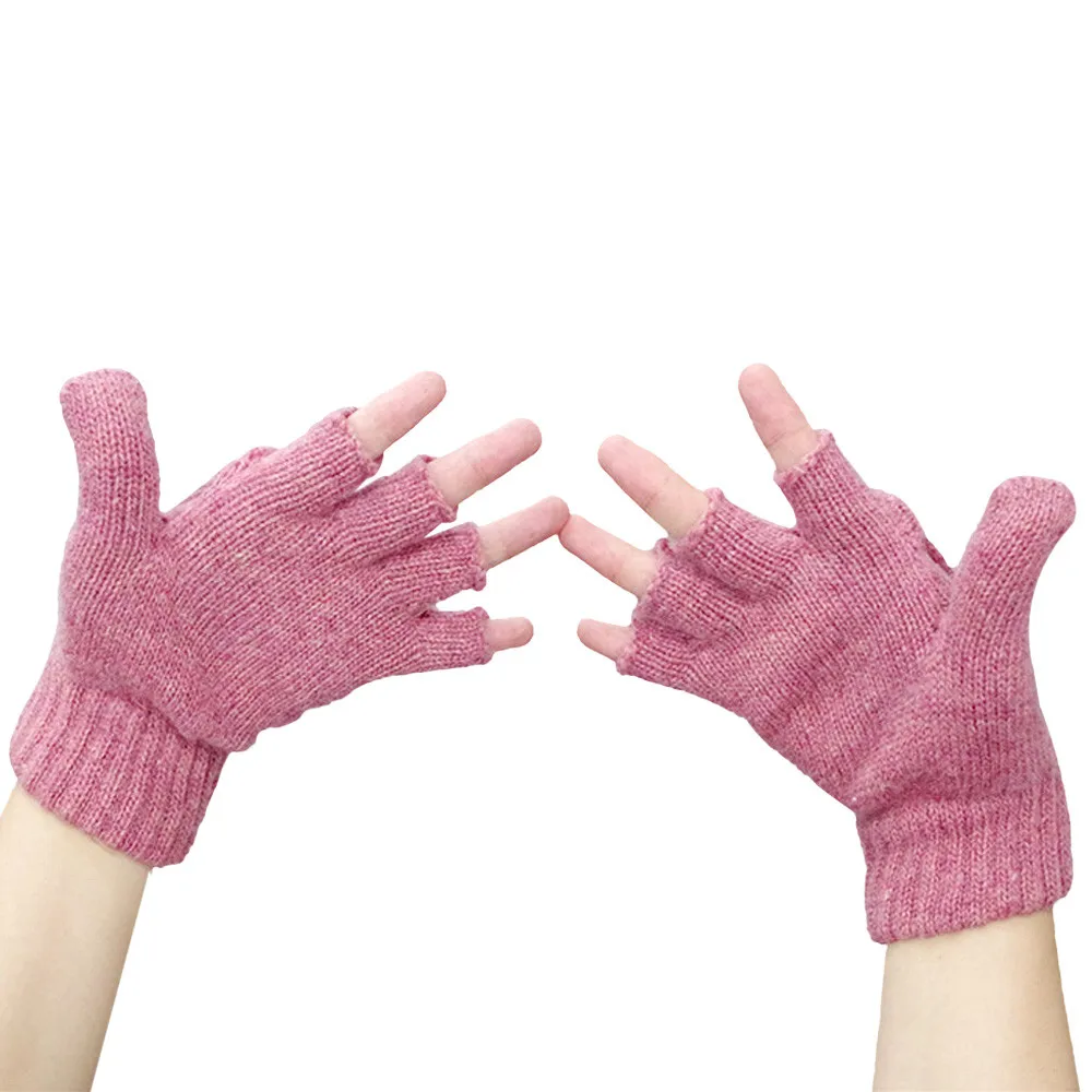 2018 Новое поступление Для женщин перчатки Стильный руки теплые Зимние перчатки Для женщин наручные Вязание из искусственной шерсти варежки