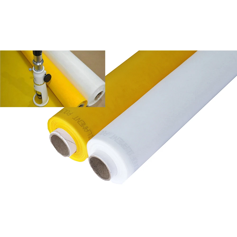 

120T 300Mesh 40UM Yellow 1Meter monofilament printing mesh stencil cloth printing fabric Polyester screen printing mesh