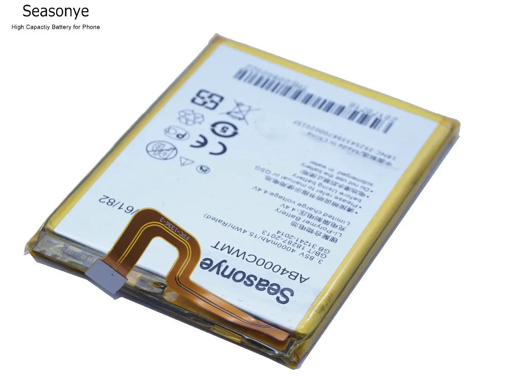 Seasonye 1x4000 мАч телефон Перезаряжаемые литий полимерный Батарея + отвертка