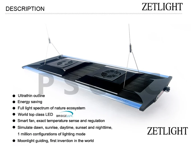 ZETLIGHT ZT-6800 передовые коралловые лампы, аквариумные лампы. Ультратонкие энергосберегающие лампы. Профессиональная подсветка для рыб, полный спектр