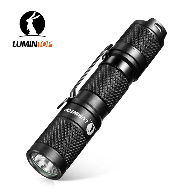 LUMINTOP Фонарь типоразмера AA EDC, карманный светодиодный фонарь фонарик супер яркий 550 люмен Cree светодиодный 3 режима Мощность по AA или 14500 Батарея