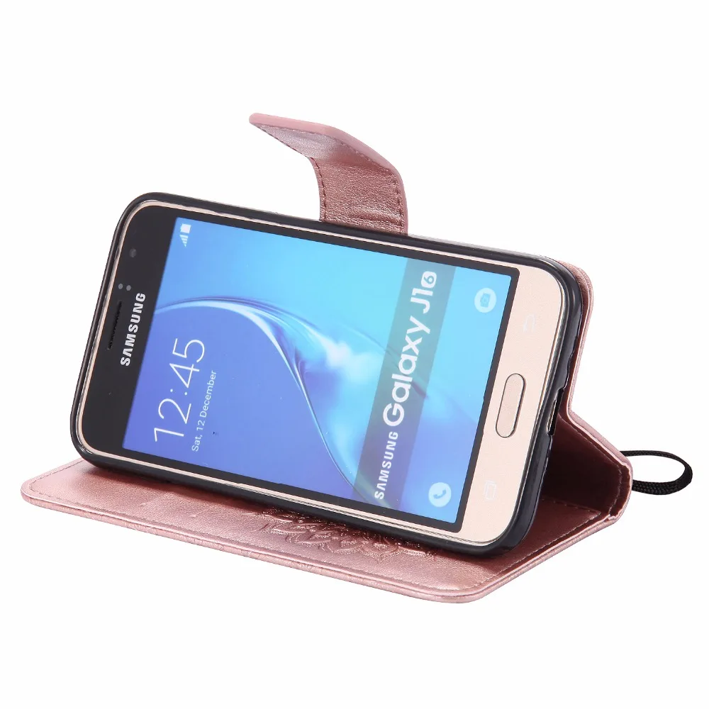 Чехол для Samsung Galaxy J1 2016 мягкий силиконовый и Роскошный кожаный флип чехол J 1 6 Mini