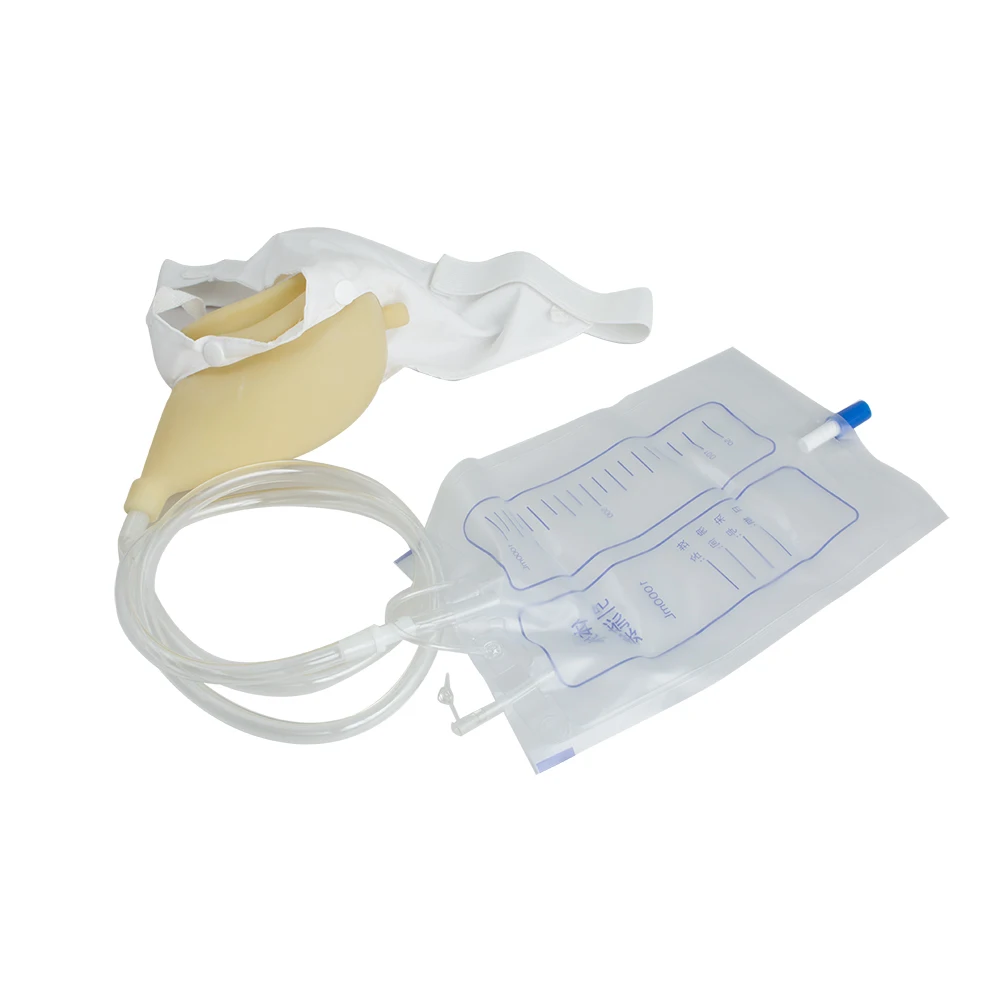 

1000ml Portable Wearable Urinal Urine Bag Collector Toilet Elastic Waistband For Female
