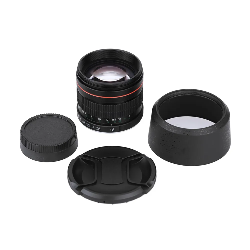 Lightdow 85 мм F/1,8 Средний телеобъектив для портретной камеры для Nikon D4S D800 D600 D7000 D550 D3300 D3200 D50 D80 D90 и т. д
