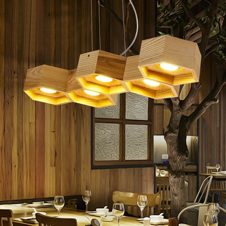 WOOD PENDANT LAMP 06