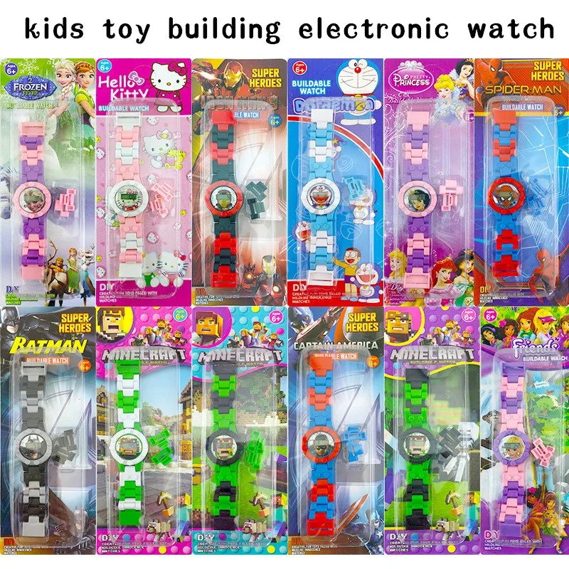 

Children's Watch Compatible with LegoINGS Watch Kids LegoINGLY NinjagoINGLY Building Blocks Bricks Children Watch Baby Kid Toy