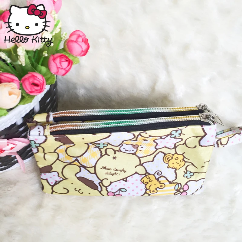 Милый мультяшный косметичка hello kitty, Подарочный кулон, кошелек для женщин и девочек, клатч, сумочка на запястье, косметичка для макияжа, красивый плюшевый рюкзак для девочек