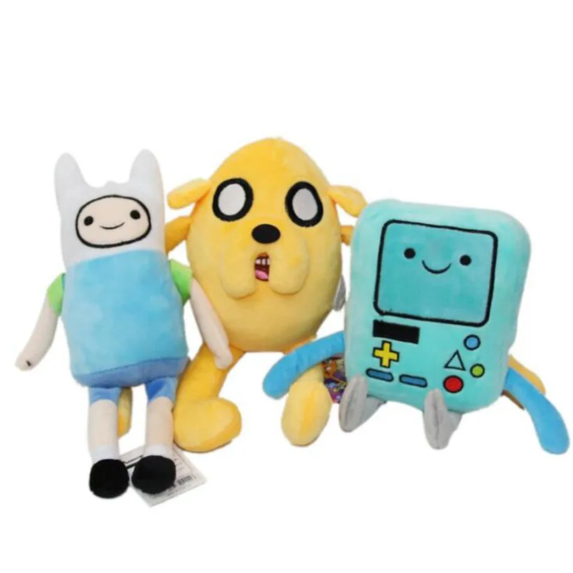 

8 Styles Cute 12-28 cm Adventure Time Anime Plush Toys Finn Lumpy Space Princess Lady Rainicorn Plush Doll Toys For Children