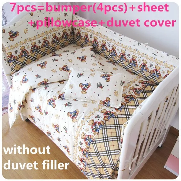 Promotion! 6/7PCS baby bedding set 100% cotton crib bedding baby Cot bedding set , 120*60/120*70cm Promotion! 6/7PCS baby bedding set 100% cotton crib bedding baby Cot bedding set , 120*60/120*70cm