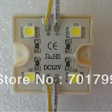 Теплый белый 5050 SMD светодиодный модуль, DC12V, 20 штук нитке