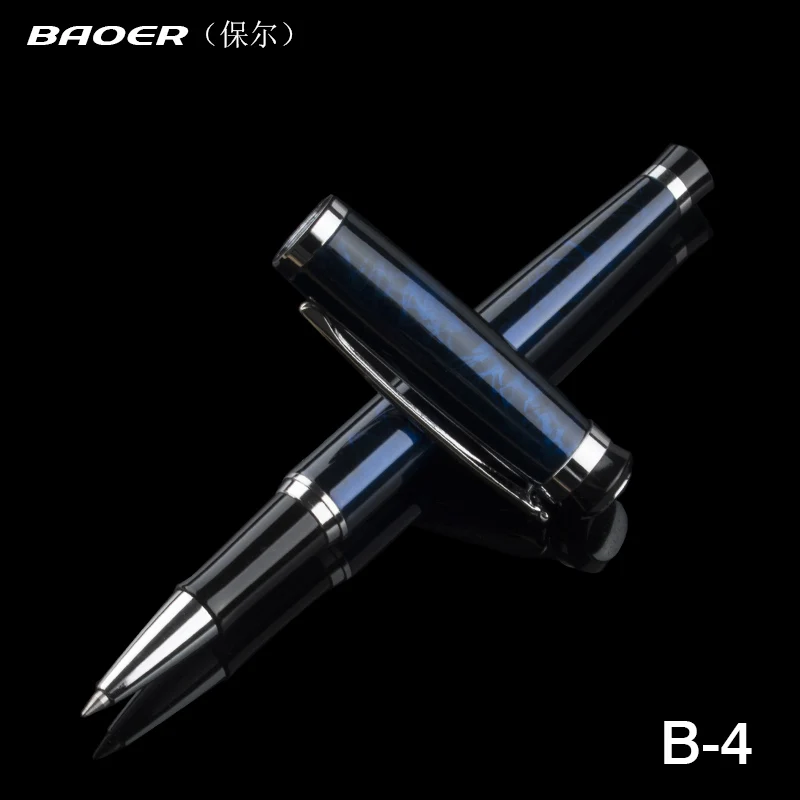 Baoer 508 Magic Blue и серебристыми блестящими Kawaii Ручка-роллер без Карандаш Чехол