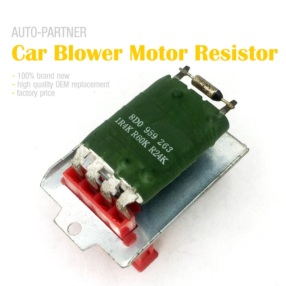 Car Blower Motor Resistor Replacement for VW Passat for Audi A4 Quattro 8D0959263Heater Parts
