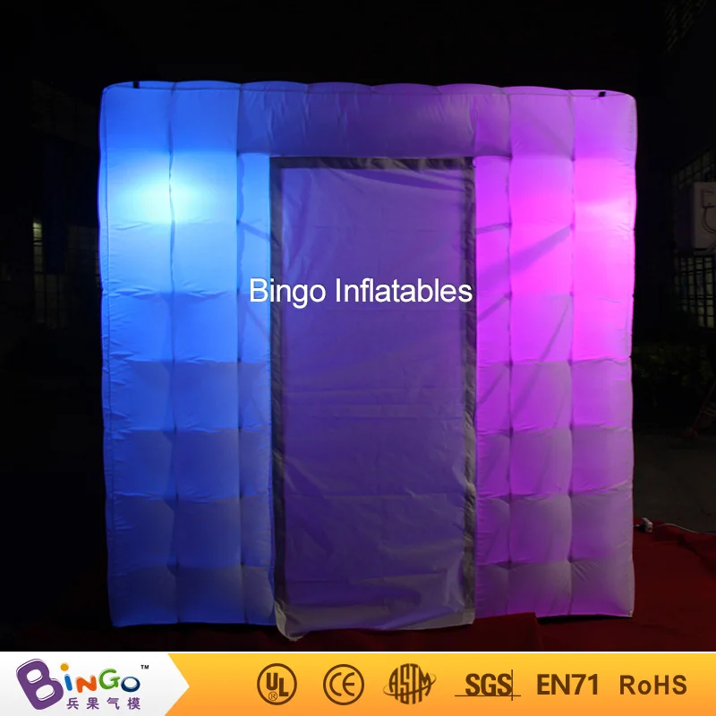  LED lighting inflatable photo booth kiosk shell tent for wedding perty Event props
