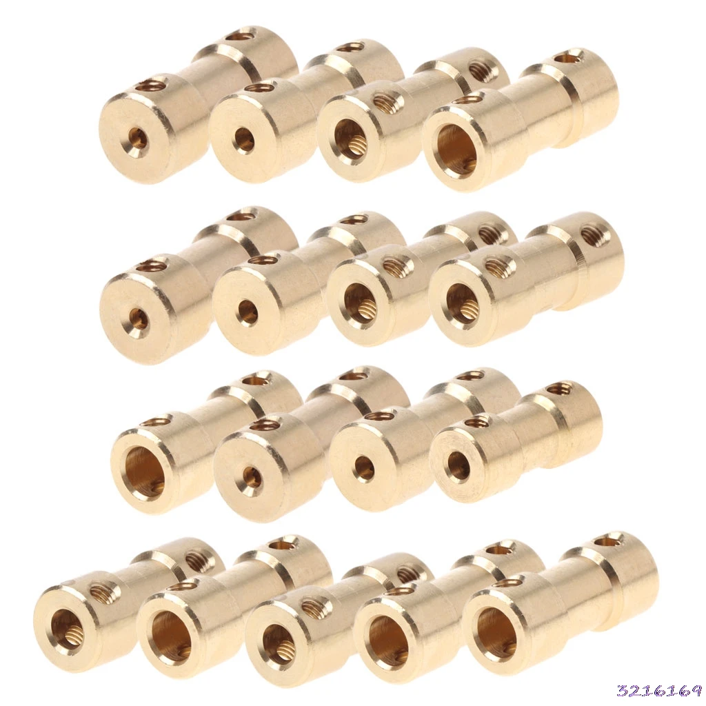 

2-5mm Motor Copper Shaft Coupling Coupler Connector Sleeve Adapter US