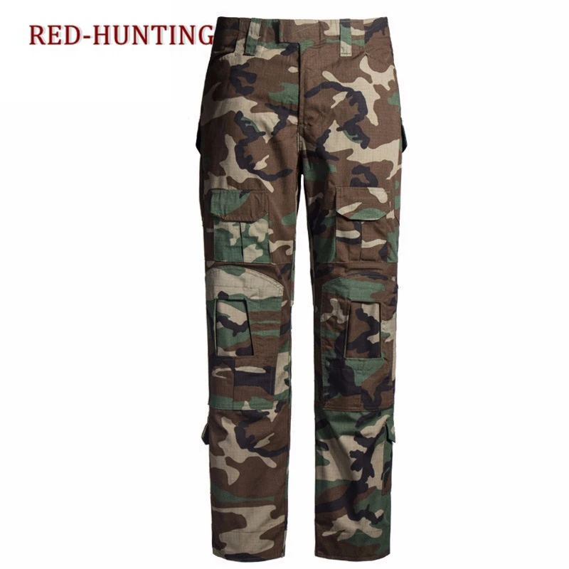 

Tactical Ripstop Combat Trousers Airsoft Pants can hold Knee Pads FG AU Multicam