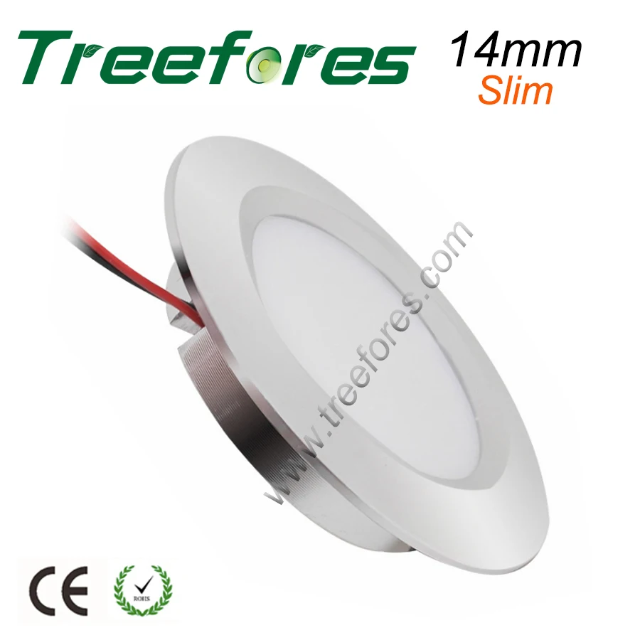 14mm Slim Mini 2inch Cut LED 12V Ceiling Downlight 80Ra 240Lm Lighting 3 Watts Bulb LightCE RoHS