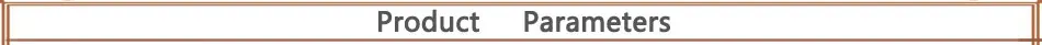 Product-parameters