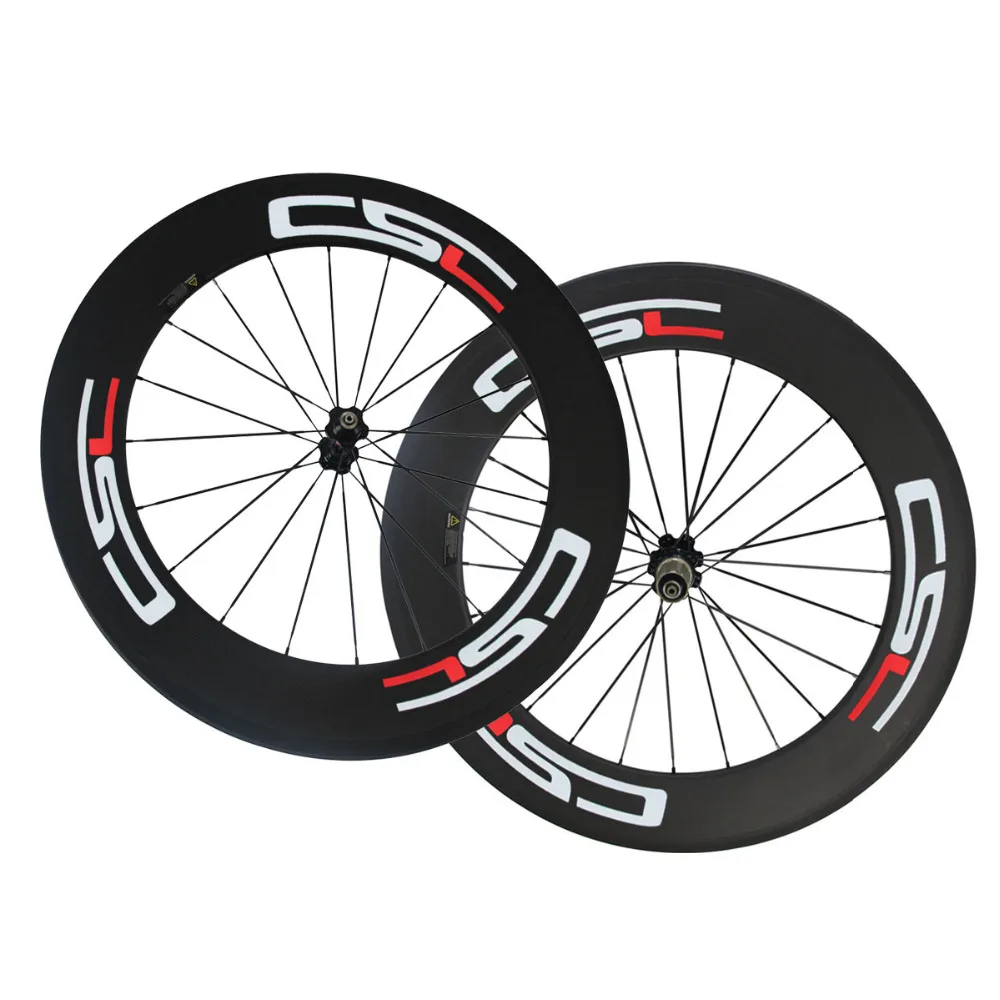 Clearance CSC carbon bike wheels 700C 88mm clincher bicycle wheelset 23mm width pillar 1420 spokes SAPIN CX ray 3 Clearance CSC carbon bike wheels 700C 88mm clincher bicycle wheelset 23mm width pillar 1420 spokes SAPIN CX ray 3