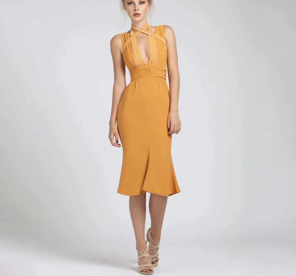 DARLA DRESS GOLD-1 