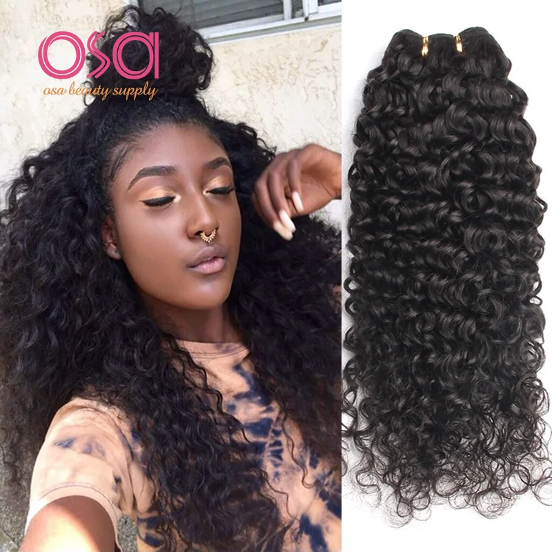 OSA Hair Curly Malaysian Virgin Hair Deep Curly Deep Wave