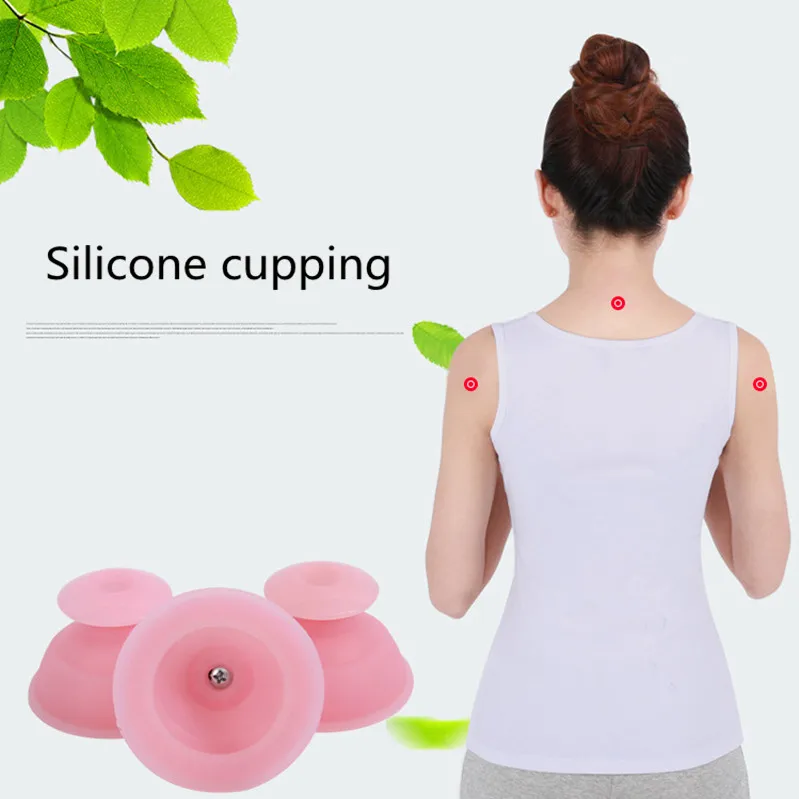 Buy Silicone Massage jars Vacuum Body Cups Set Anti