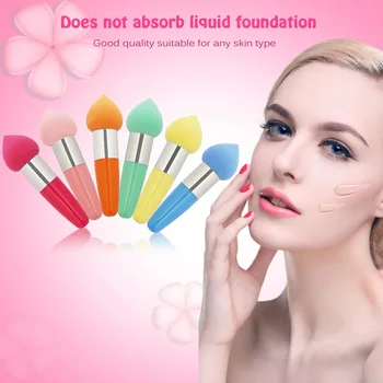 

Sponge Puff Stick Brush Makeup Stick Makeup BB Cream Beauty Cosmetic Tool Smooth Sponge Blender Brush