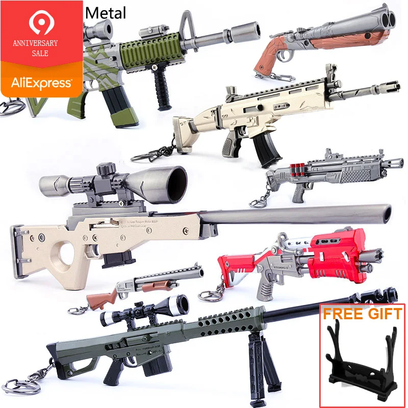 Buy Keychain Action Figure Rifle Weapon Gun Model