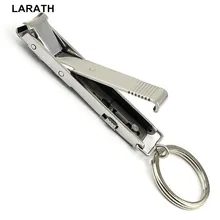 Ультратонкий складной нержавеющей кусачки для ногтей на ногах маникюрные кусачки обрезки брелок на автомобиле